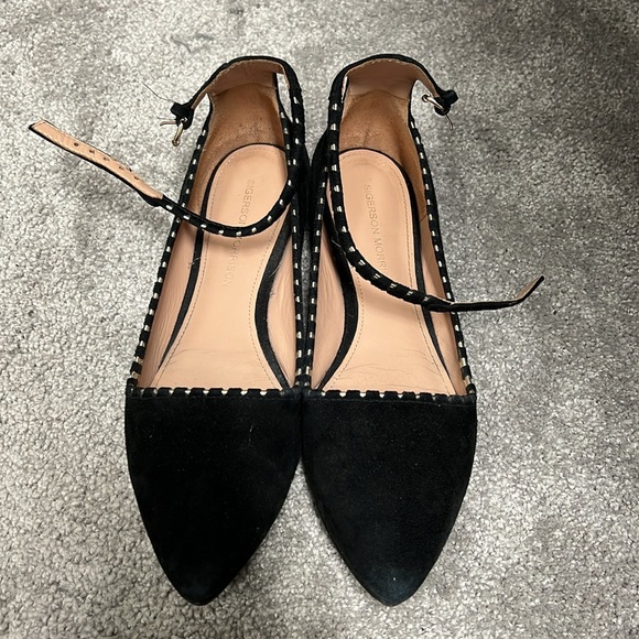 Diversion Morrison Haden black suede flats - size 7 - Picture 2 of 4
